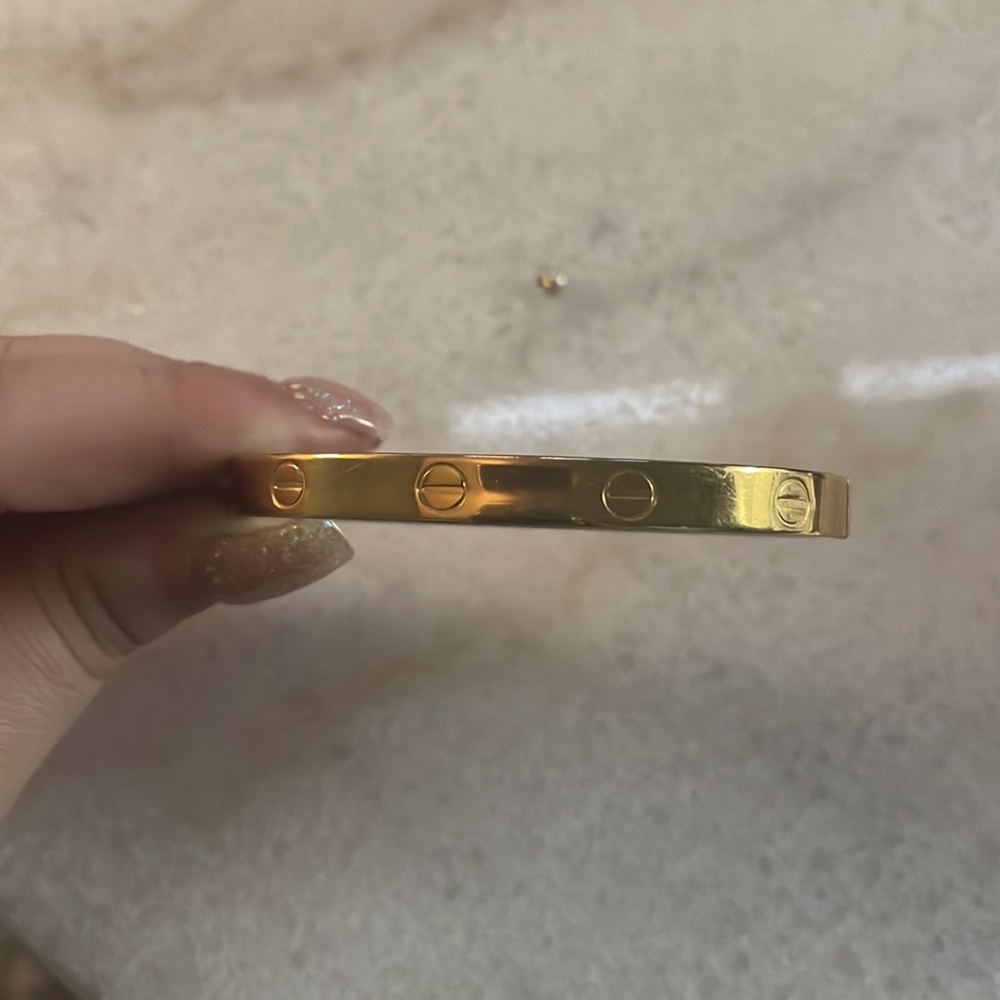 Charles Revson x Aldo Cipullo (Cartier designer) Love Bracelet